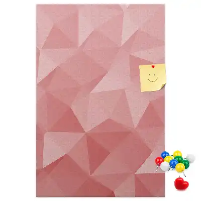 Korktafel mit symmetrischem Muster