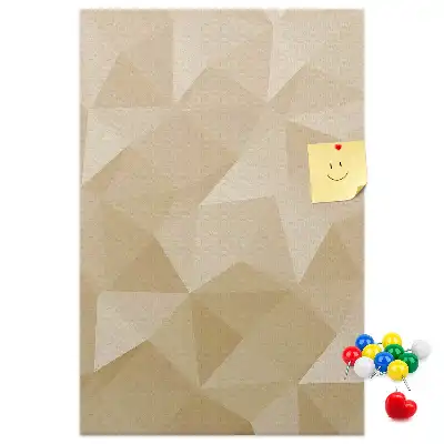 Pinnwand Kork Lineares Motiv