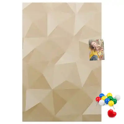 Pinnwand Kork Lineares Motiv