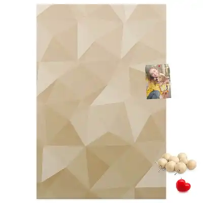 Pinnwand Kork Lineares Motiv