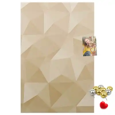 Pinnwand Kork Lineares Motiv