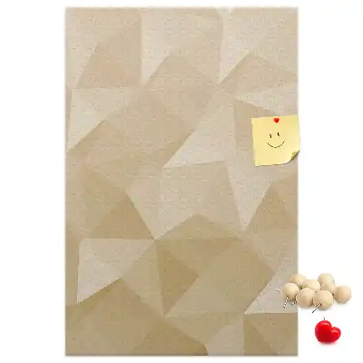 Pinnwand Kork Lineares Motiv