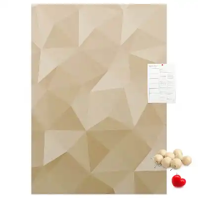 Pinnwand Kork Lineares Motiv