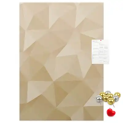 Pinnwand Kork Lineares Motiv