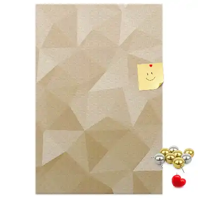 Pinnwand Kork Lineares Motiv
