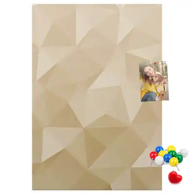Pinnwand Kork Lineares Motiv