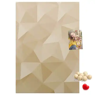 Pinnwand Kork Lineares Motiv