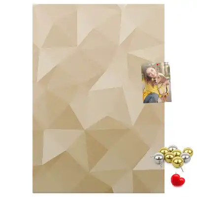 Pinnwand Kork Lineares Motiv