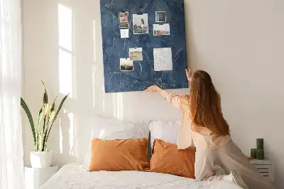 Korktafel in edler Marmoroptik