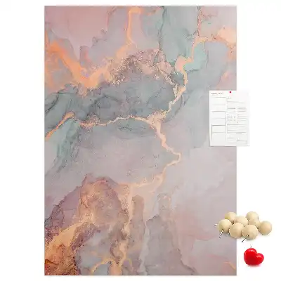 Korktafel mit klassischem Marmormuster