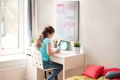 Kork-Pinnwand im Einhorn-Design