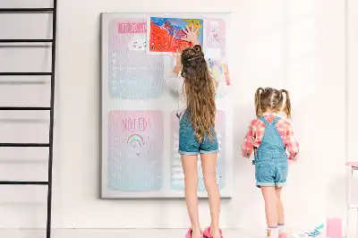 Kork-Pinnwand im Einhorn-Design
