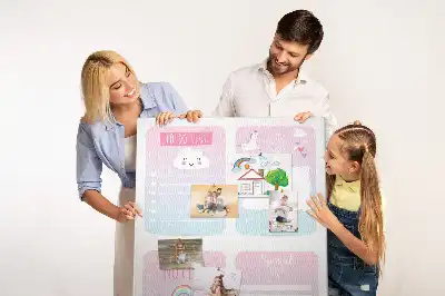 Kork-Pinnwand im Einhorn-Design
