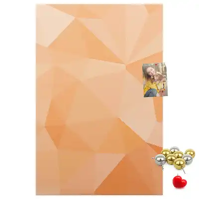 Korktafel Abstraktion von Dreiecken