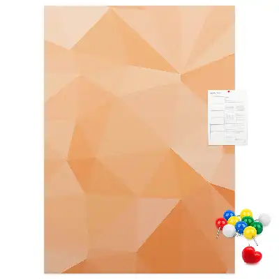 Korktafel Abstraktion von Dreiecken