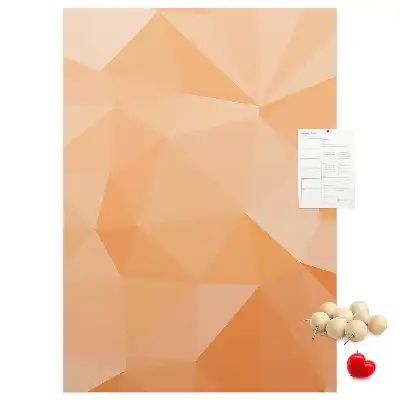 Korktafel Abstraktion von Dreiecken
