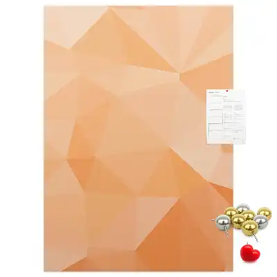 Korktafel Abstraktion von Dreiecken
