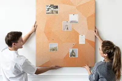 Korktafel Abstraktion von Dreiecken