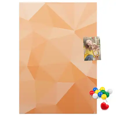 Korktafel Abstraktion von Dreiecken