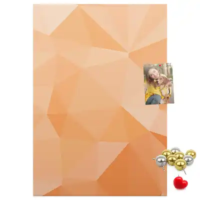 Korktafel Abstraktion von Dreiecken