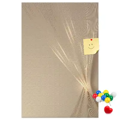 Pinnwand mit Lichtabstraktion