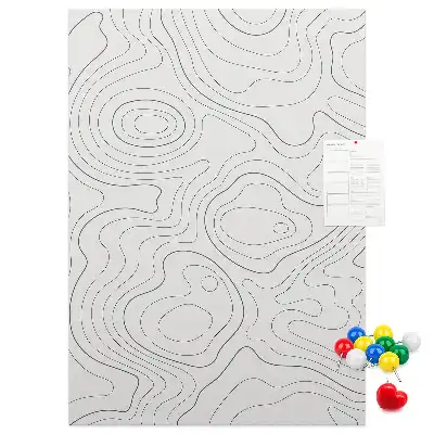 Korktafel Lineare Abstraktion