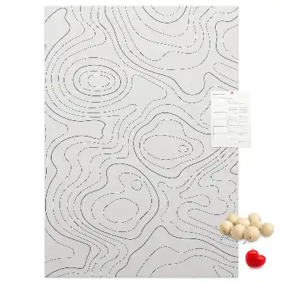 Korktafel Lineare Abstraktion
