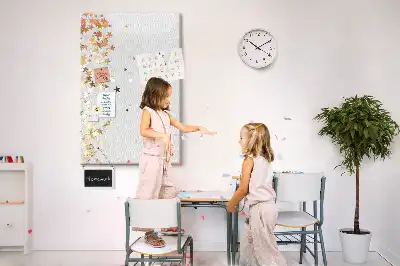 Korktafel mit Sternen-Motiv