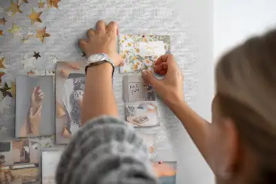 Korktafel mit Sternen-Motiv