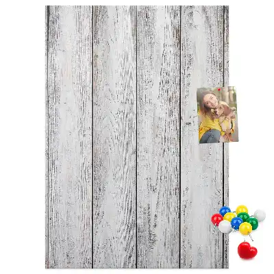 Lackierte Pinnwand aus Kork