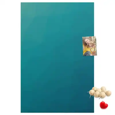 Korktafel mit geometrischer Abstraktion