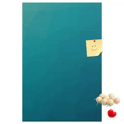 Korktafel mit geometrischer Abstraktion