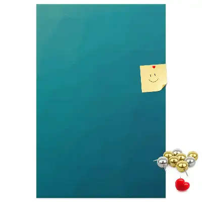 Korktafel mit geometrischer Abstraktion