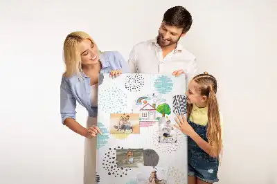 Korktafel Bunte Kreise