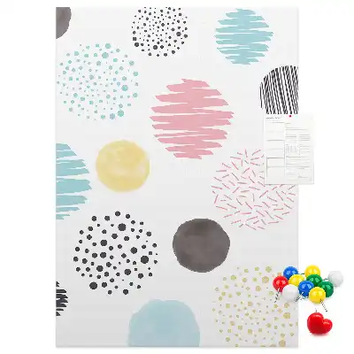 Korktafel Bunte Kreise