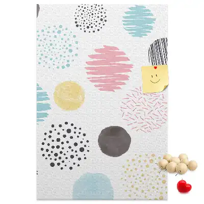 Korktafel Bunte Kreise