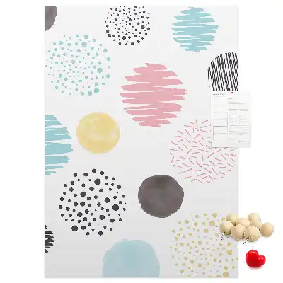 Korktafel Bunte Kreise