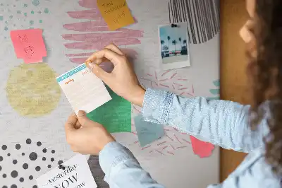 Korktafel Bunte Kreise