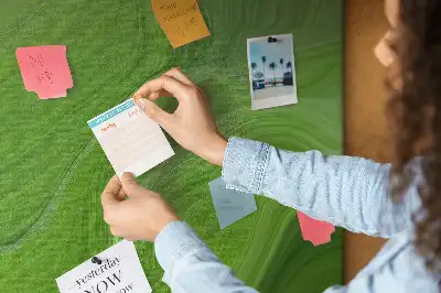 Pinnwand Kork Abstrakte Wellen