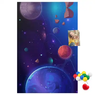 Pinnwand Kork Weltraumkunst