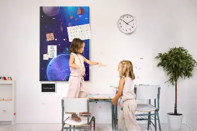 Pinnwand Kork Weltraumkunst