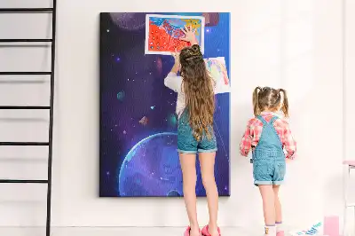 Pinnwand Kork Weltraumkunst