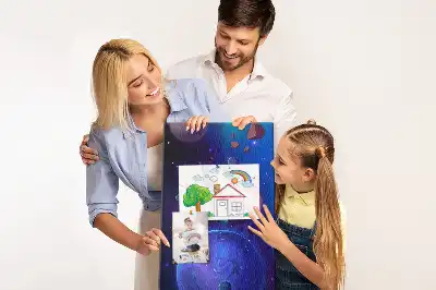 Pinnwand Kork Weltraumkunst