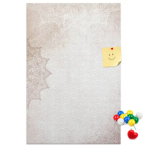 Pinnwand mit Mandala-Muster