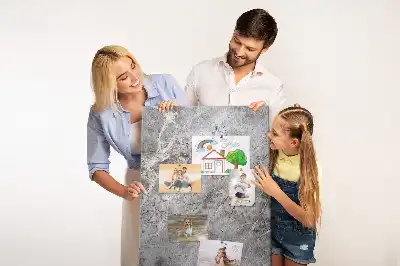 Kork-Pinnwand in tiefdunkler Marmoroptik