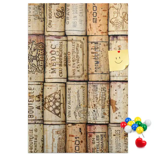 Korktafel aus Weinkorken