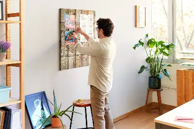 Korktafel aus Weinkorken