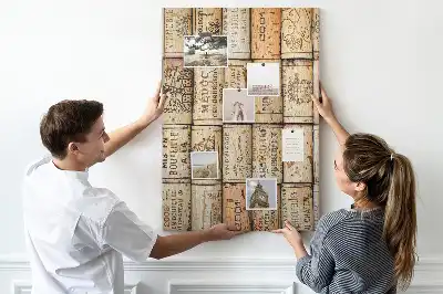 Korktafel aus Weinkorken