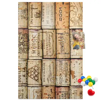 Korktafel aus Weinkorken