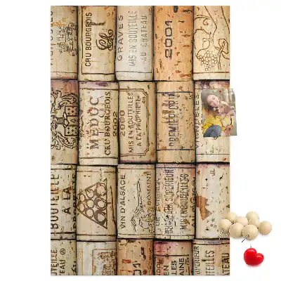 Korktafel aus Weinkorken